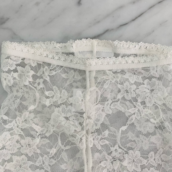 Baby Bella Maya Lace Footless Tights / Leggings White 18 months - Picture 10 of 11